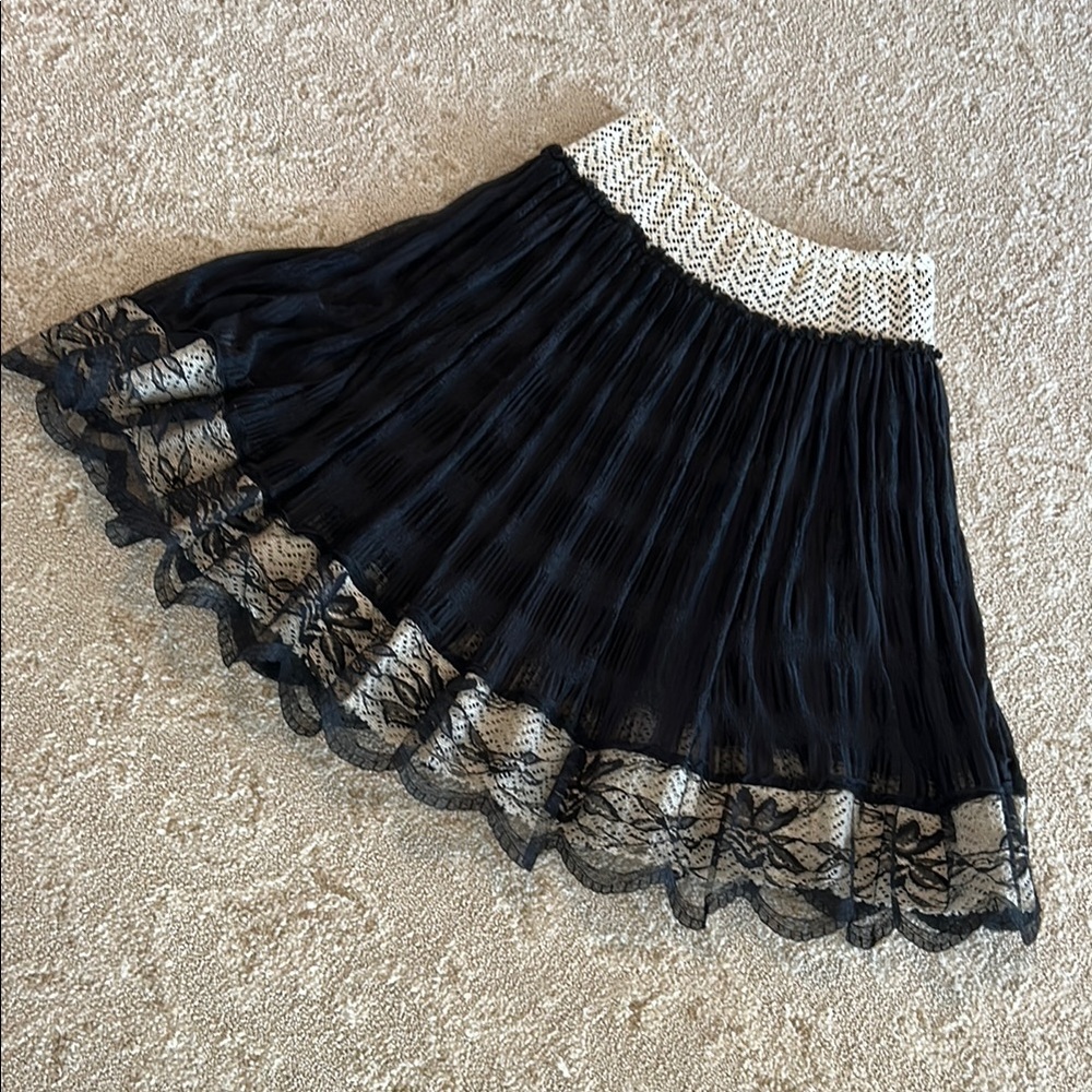 Lipstick Mexican Style Skirt